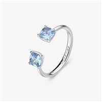 Ring Brosway Woman FANCY CLOUD LIGHT BLUE in Steel FCL11B